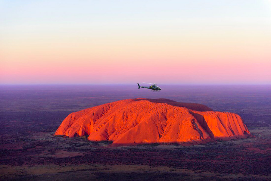 Vol en hélicoptère Uluru